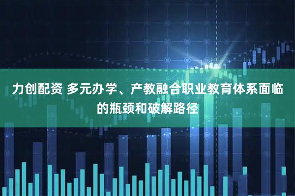 力创配资 多元办学、产教融合职业教育体系面临的瓶颈和破解路径